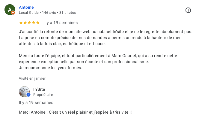 Témoignage client 4